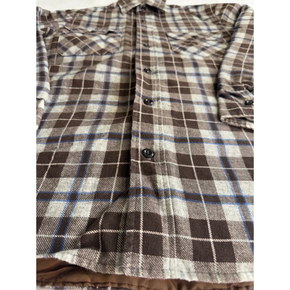 Vintage Sears Plaid Button Down Shirt| Made In The USA - Picture 4 of 9